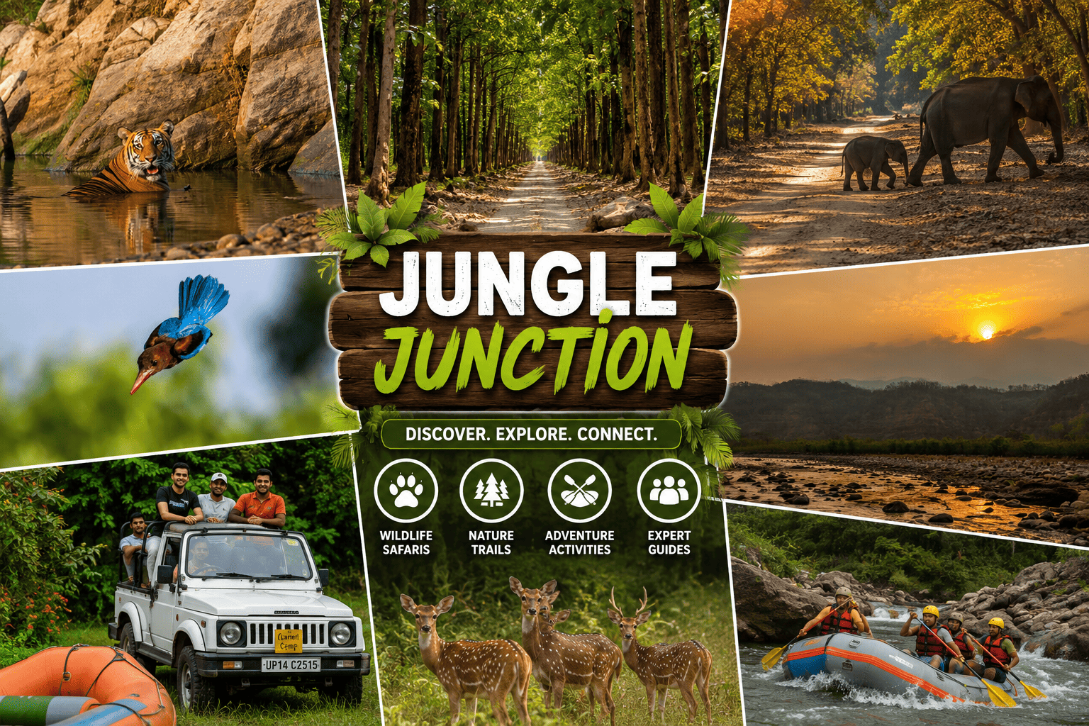 Jeep safari in Jim Corbett National Park — Dhikala and Bijrani zone wildlife sighting